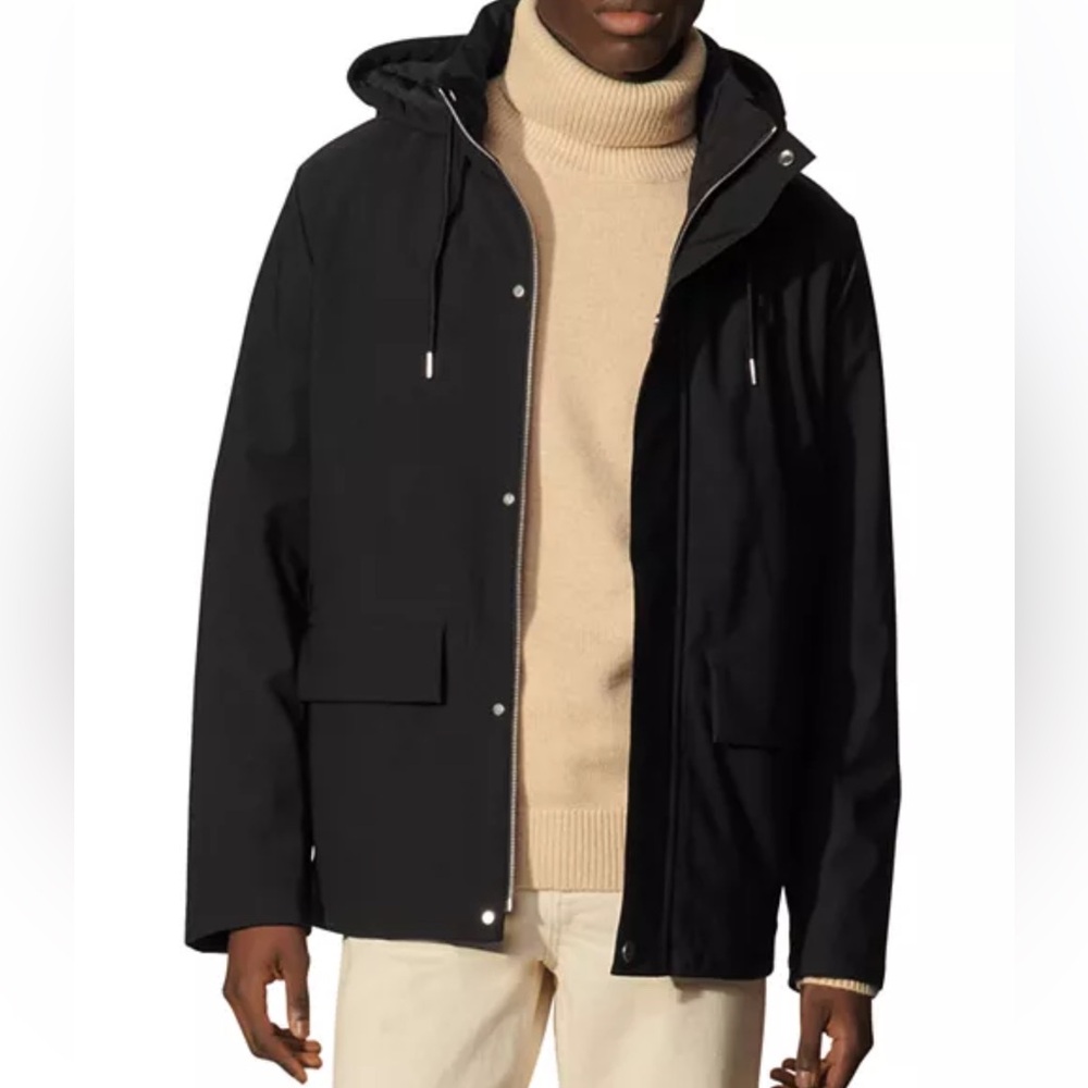 Sandro Men's Classic H21 Deck Jacket (Marine Blue)